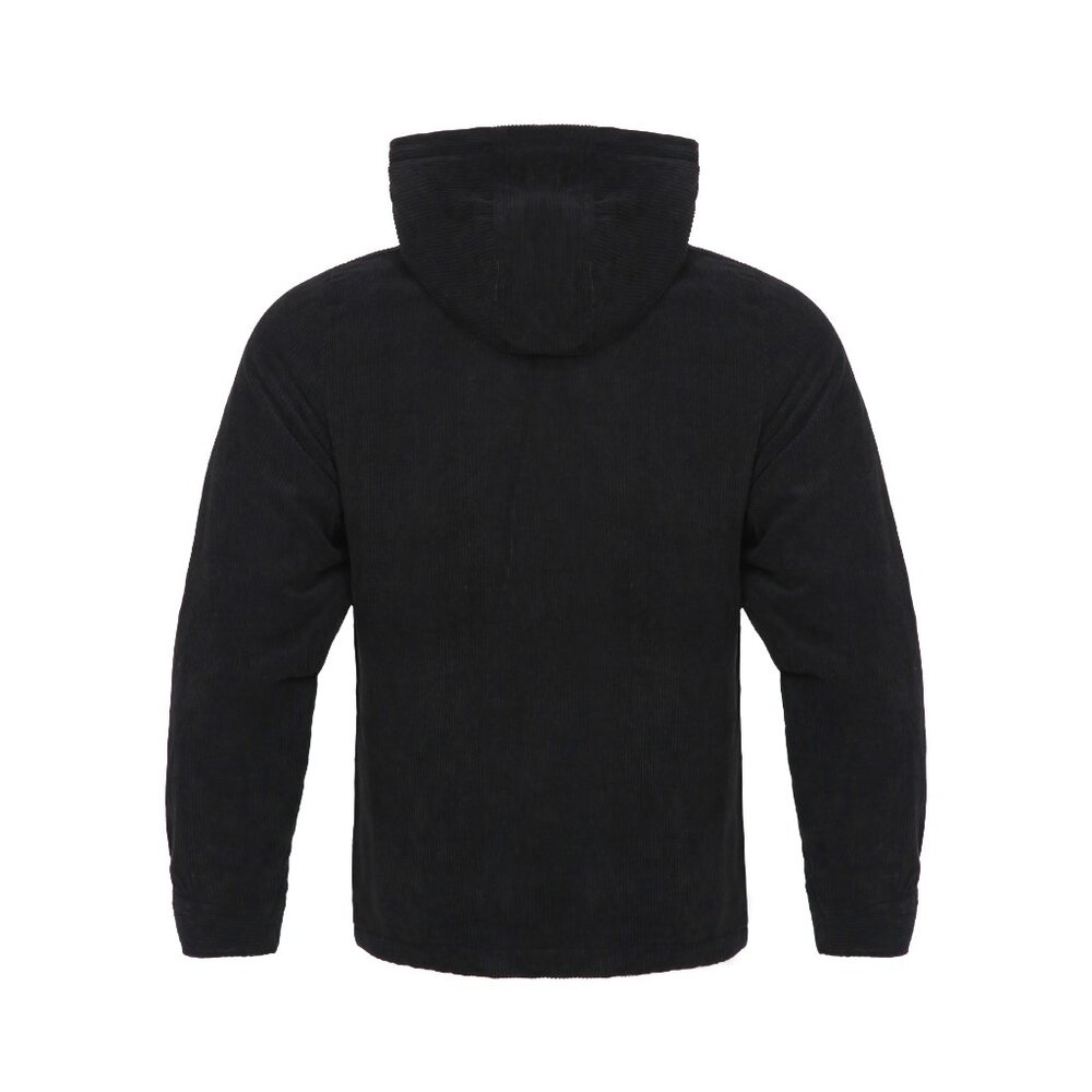 Jakets for Men Hooded Fleece Warm Fuzzy Sherpa Lined Winter Coat Size M - Picture 2 of 7